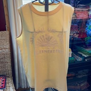 Bring on the sunshine sleeveless tank by time and tru
